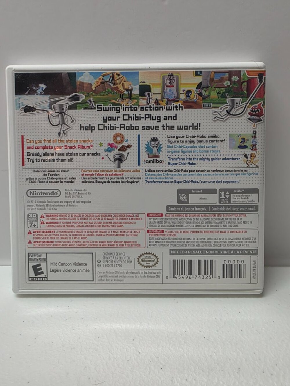 Chibi-Robo! Zip Lash Nintendo 3DS Tested - Picture 2 of 3